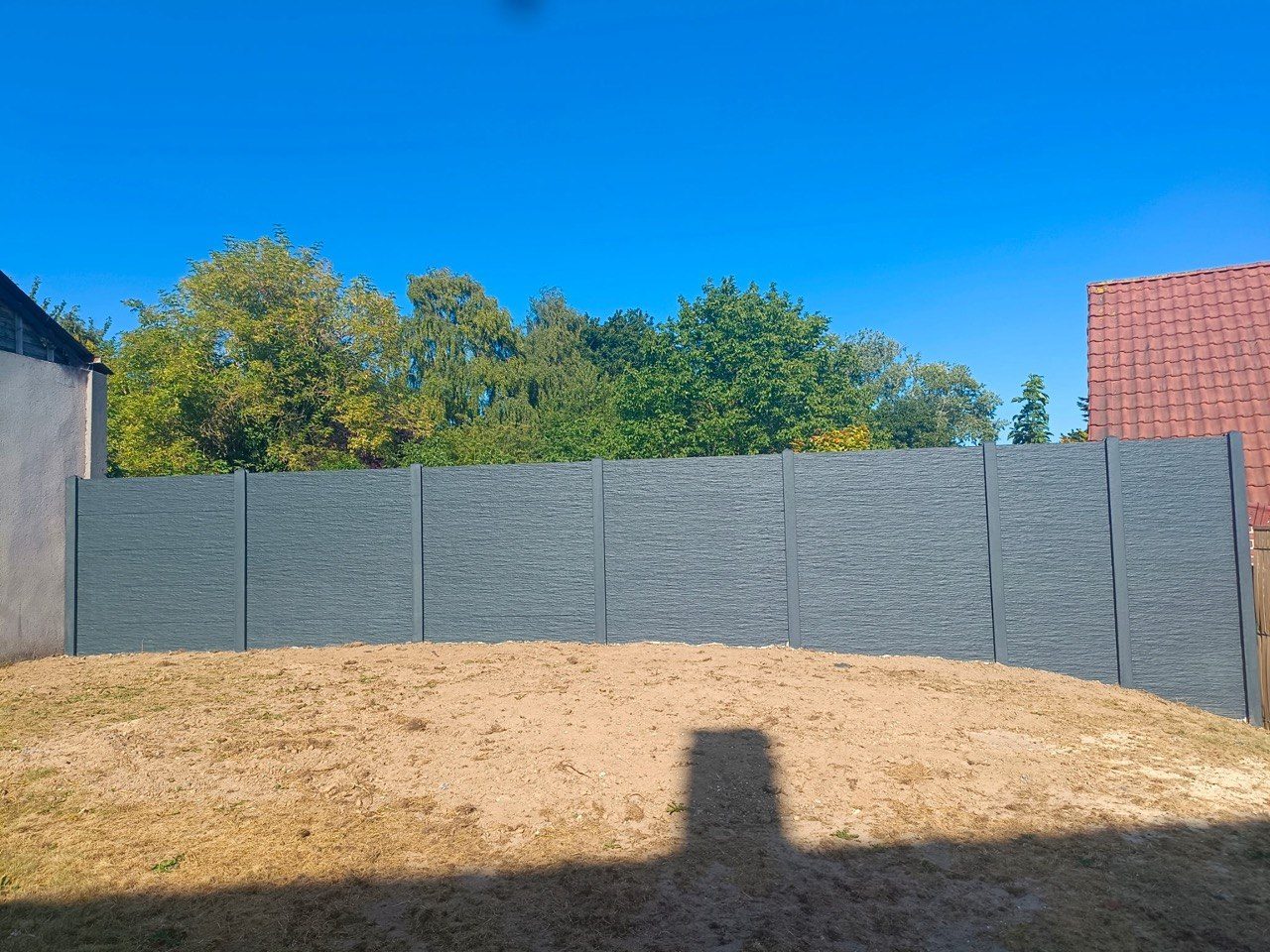 Chantier à Athies – Démontage mur et clôture ardoise – Hpaysage
