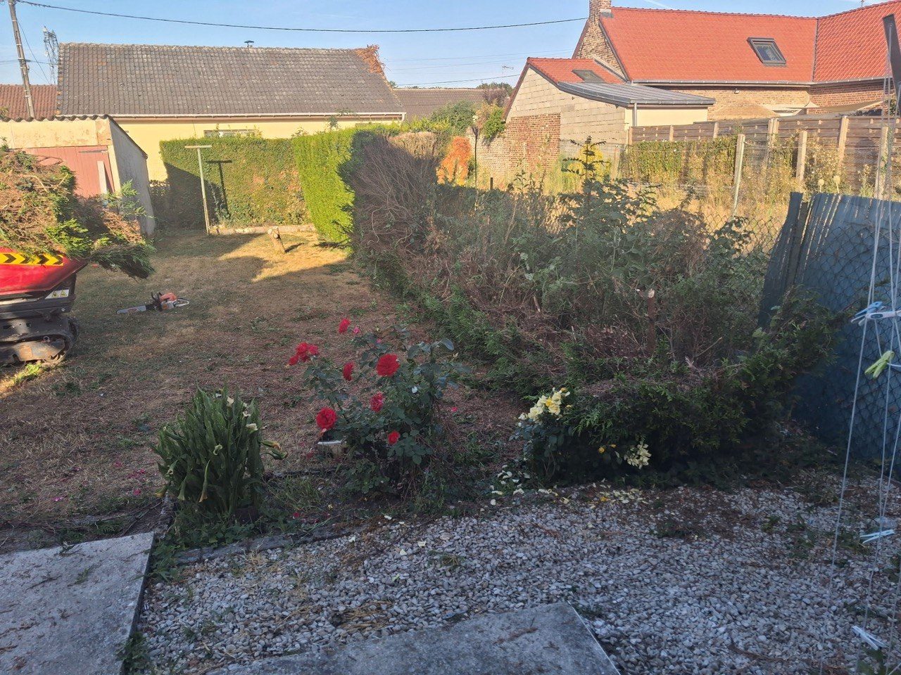 Terrassement de l'emprise de la clôture à Roeux – Hpaysage