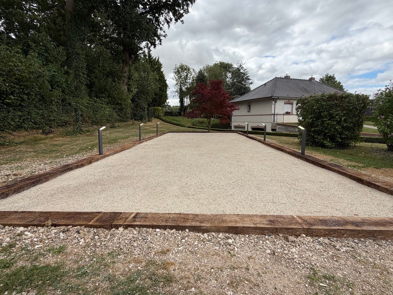 Terrain de pétanque aménagement Arras – Hpaysage