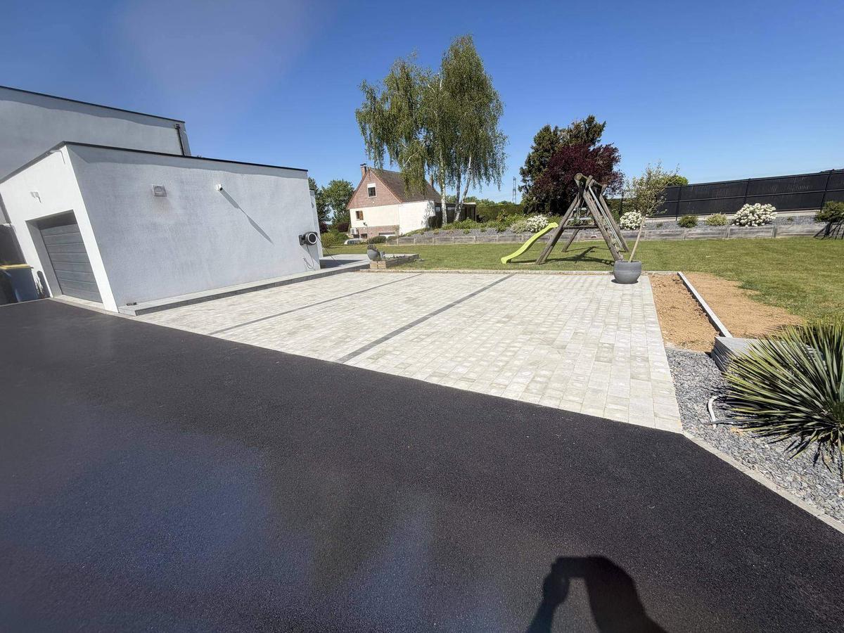 Accès enrobé jardin Pas-de-Calais – Hpaysage