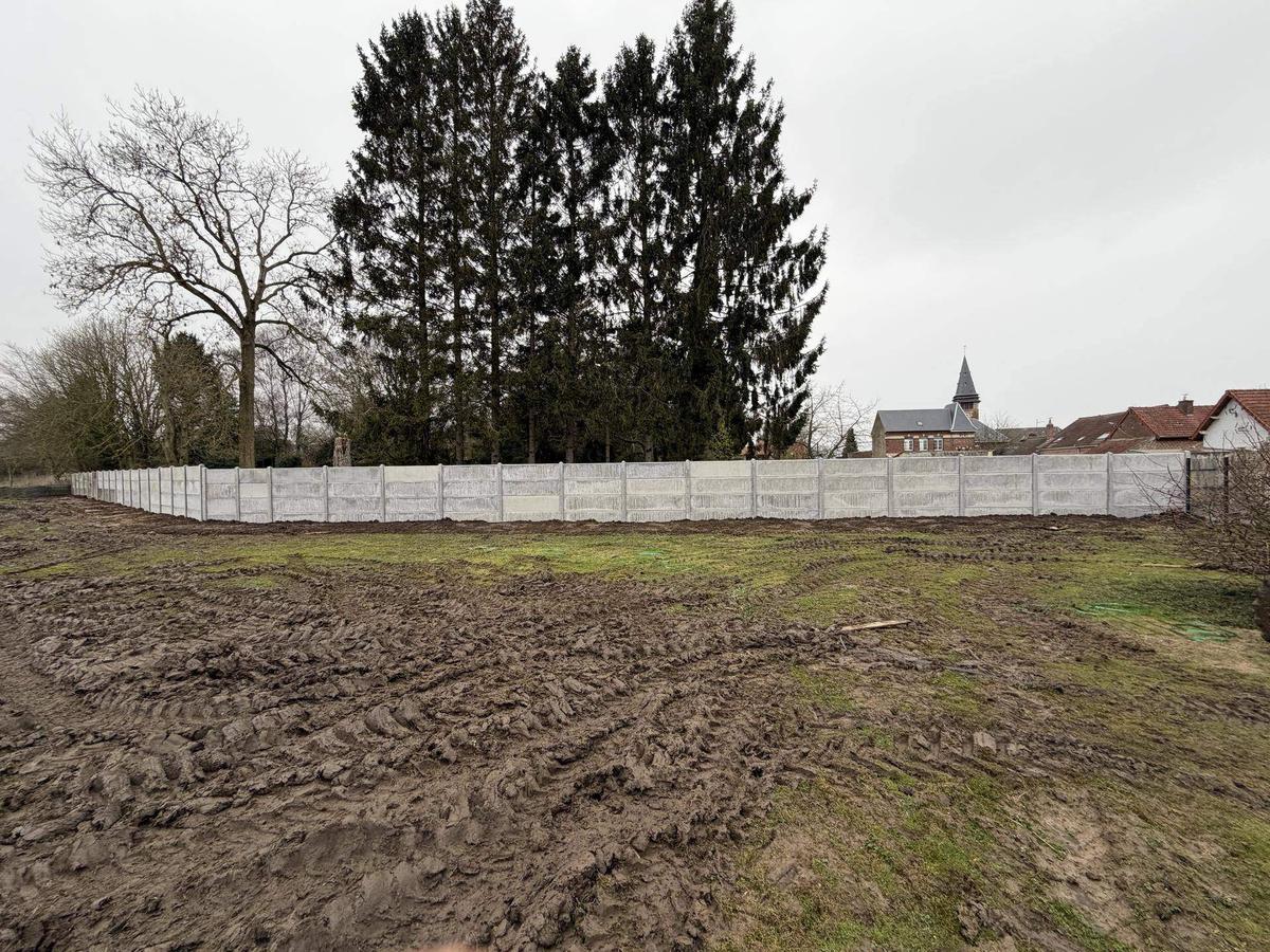 Clôture béton linéaire Arras – Hpaysage