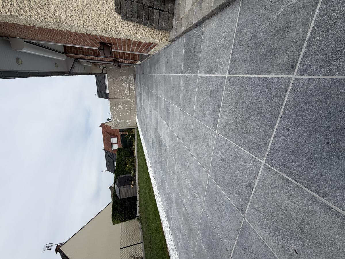 Terrasse grès aménagement Arras – Hpaysage